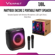 JBL PartyBox Encore 2 Portable Bluetooth Party Speaker | Karaoke Speaker with Microphone | LED Light