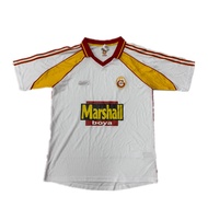 Galatasaray Retro White Soccer Jersey 1999 2000 Vintage Football Shirt Long Sleeve