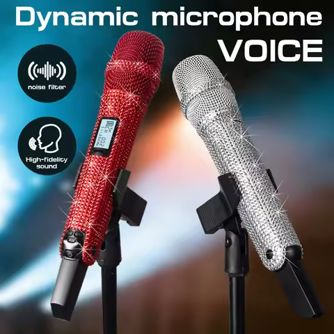 Diamond Microphone Customized for Singers G-MARK SKM9000 Wireless Karaoke Mic Adjustable Frequency P