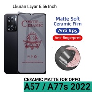 OPPO A77S Anti Spy Screen Protector (CERAMIC MATTE PRIVACY)