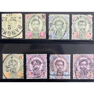Thai Stamps Of King Rama V Set 2 New Condition Very Beautiful Complete Of 8 Pieces Year 2000 Age 139