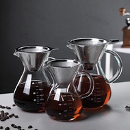 ✨Popular Hot-selling✨Hand Brew Coffee Pot Coffee Sharing Pot Coffee Filter Pot Drip Coffee Pot Cold 
