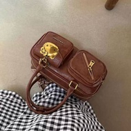 French Toast Bag Baguette Bag Adjustment Bag Laura Shidai [Peninsula Iron Box] Niche Design Retro Co
