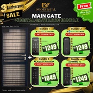 Mild Steel Gate &amp; Digital Lock Bundle Promotion