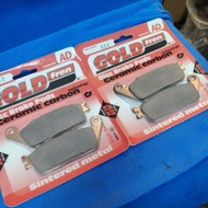 Honda CB650F / CBR650F 2014 - 2018 Front brake pad Goldfren Sintered High Performance