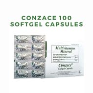CONZACE Multivitamins & Minerals 100 Softgel Capsules