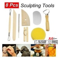 Pottery Tools (Set of 8) Pottery DIY Tool Clay Molding Ceramics Molding Tools Artwork Kit