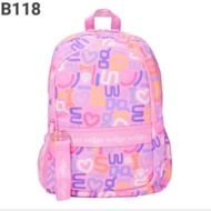 Smiggle Backpack SD Size I Love Smiggle Pink (B118)