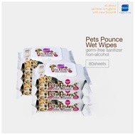 [BUNDLE DEALS] Bioion Pets Pounce Dog/Cat Wipes Dog Wet Wipes Cat Wet Wipes