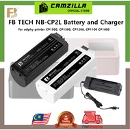 FB TECH NB-CP2L Battery and Charger for selphy printer CP1500, CP1300, CP1200, CP1100 CP1000 -