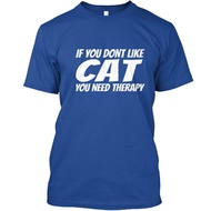 Good Printed Soft Cat Therapy Fashion Casual T-Shirt Mens
