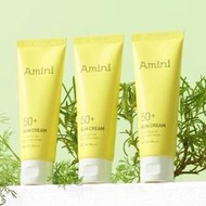 現貨-韓國製 AMINI 亮白保濕防曬霜-50ml 防曬乳 超自然 輕薄透氣  SPF50 PA+++