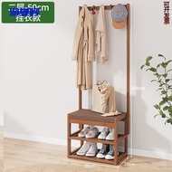 HY-JD Youfuyin Shoe Changing Stool Shoe Rack Integrated Shoe Rack Made of Moso Bamboo Shoe Changing Stool Coat and Hat R