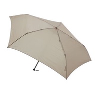 estaa - 90g 超超輕量 55cm 大尺寸摺遮 雨傘 – 米色