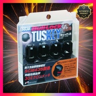 KYO-EI [ Kyoei Industry ] Bull Lock TUSKEY [ M12XP1.25 ] Black [ Quantity: 4 pieces ] [ Model Number
