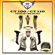 CT100 / CT110 COVER SET MODENAS CT 100 / 110 (GOLD + BLACK)
