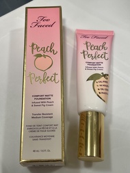 Too faced peach perfect comfort Matte foundation bb cream 粉底