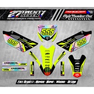 DECAL YZ 85 NEW BEBEK STANDARD DECAL GTX STICKER RBT 4