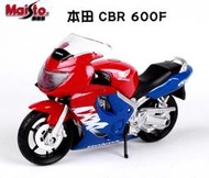 阿莎力 1:18 1/18 Honda 本田 CBR600F 摩托車 重機 模型 紅牌