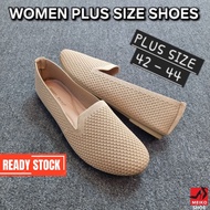 Meiko Shoe Women Low Flats Plus Size (42-44) Kasut Rata Perempuan Apricot R530392(B)