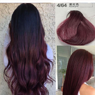 (free peroxide) Deep Wine red +Peroxide 100ml Hair dye Colour deep violet red deep red wine dye hair