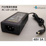 POE Host Power Supply 54V-2A/52V-2.3A/48V-2A/3A (Input AC-110V) Unlimited Space netSAPCE