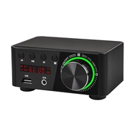 【New release】 Mini Audio Hifi Bluetooth 5.0 Power Class D Amplifier Tpa3116 Digital Amp 50w*2 Home Audio Car Amplificador De Som Usb/aux In