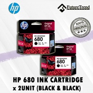 HP 680 Black Original Ink Advantage Cartridge (2 unit)