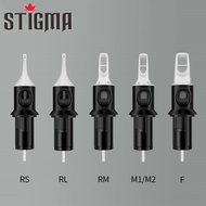 20pcs STIGMA Boutique Tattoo Cartridge Needles #12=0.35mm RL/RS/M1/RM(CM) Soft Rebound Membrane Need