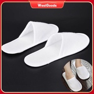 WG Towel Hotel Disposable Slippers Comfortable Travel Spa Non-Slip Guest Shower Slipper Shoes 1 Pair