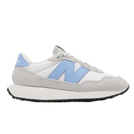 New Balance 237 Women's Shoes Baby Blue Gray Wear Retro Casual Sports NB [YUBO] WS237YC B Last