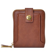 Men Wallet Short Soft Leather 2024 New Arrival Men's Billfold Wallet Zipper Multifunctional Card Holder One Wallet