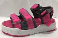 英德鞋坊 LOTTO樂得-義大利第一品牌 女童款輕量織帶涼鞋 6383-粉 超低直購價390元