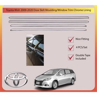 TOYOTA WISH 2009-2019 lining Chrome