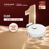 【NEW】Dreame D20 / D9 Max Gen 2 Robot Vacuum and Mop | 13,000Pa Vormax Suction | HyperStream™DuoBrush