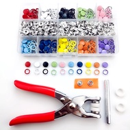 200 Sets 9.5MM Hollow Color Five-Claw Buckle 10MM Covered Five-Claw Buckle Claw Buckle Baby Clothes 