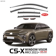 Suitable for CITROEN C5 X Window Rain Block Side Window Deflector CITROEN C5 XWindow visor Ready Sto