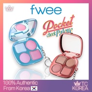 【fwee】<NEW> Pocket Cheek Palette 4 colors / Keychain Cheek Palette