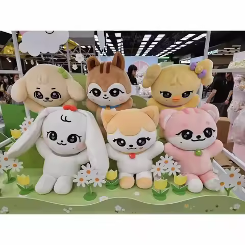 Kpop IVE Plush Character Brandiing Ganganji Naori Cherry Dale Cheez Erange Yujin Gaeul Wonyoung LIZ 