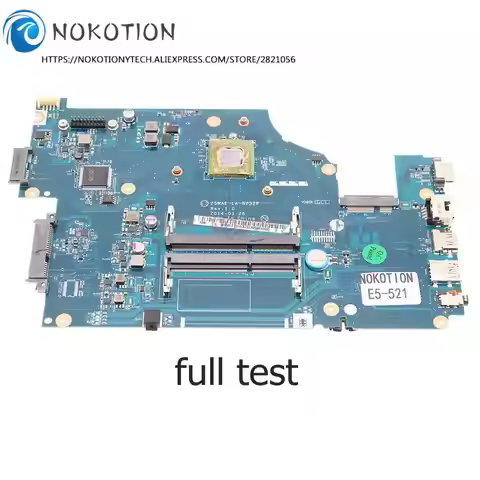 NOKOTION Z5WAE LA-B232P Laptop Motherboard For Acer aspire E5-521 MAIN BOARD NBMLF11004 NB.MLF11.004