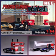 596 1/64 Fleina G1 Truck Transformers Optimus Prime "HEC" Diecast Car Model Alloy Simulation Collect