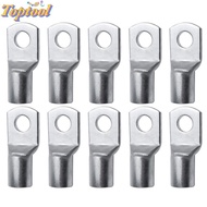TOPTOOL 10Pcs Wire Nose Terminal Crimp 16-35mm2 Bolt Hole SC16-6 SC25-6 SC35-6 Lugs Ring