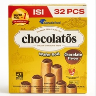 GERY CHOCOLATOS Roll Gery Salut Saluut 1 box 24 pcs Coklat Coconut Roll All Varian Rasa