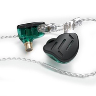 KZ ZAX 7BA 1DD Hybrid In-ear Earphones Metal HIFI Game Music Sport Headset With 2PIN Silver-plated C