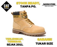 Sepatu safety Caterpillar Second shift ST honey original
