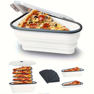 1 piece of space-saving silicone pizza storage container reusable foldable design a durable kitchen 