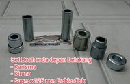 BOS BOSH RODA DAN TROMOL DEPAN BELAKANG KARISMA BLADE REVO SUPRA X125 NON DOUBLE DISC SET