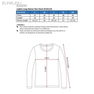 【NEW stock】✢✳¤ELGINI E16112 Ladies Long Sleeve