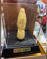 屈臣氏蒸餾水24k金擺設 watsons gold figure