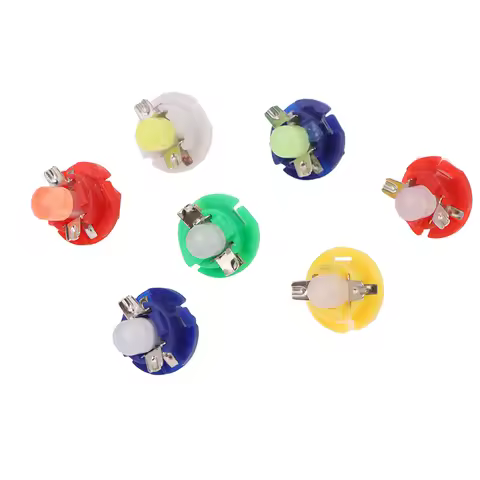 B8.4D BX8.4D Instrument Panel DC 12V Indicator Lamp Light Vehicle White Blue Green 10PCS B8.4 LED Ca